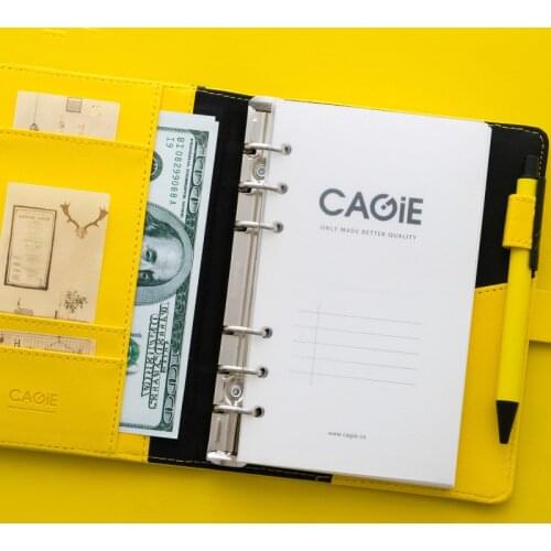 A6 Kawai Diary Planner With Lock Bee Notebook Lockable PU Leather Notepad Traveler Journal DIY Agenda School Stationery Gifts