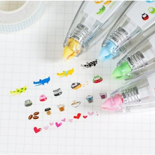 Korean Creative Stationery Novelty Decorative Correction Tape Notebook Diary Cute Decoration DIY Tool School & Office Supply