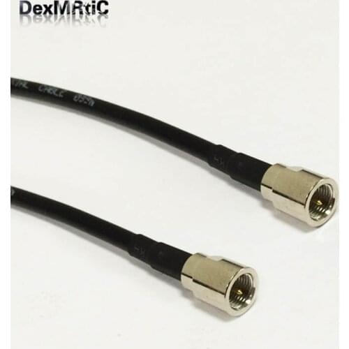 FME male to FME male plug RF Coaxial Cable adapter RG58 50cm 20" /100cm black Wholesale NEW