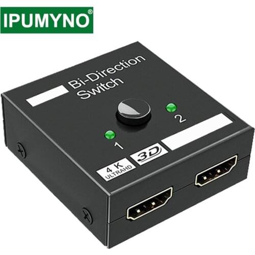 HDMI-Compatible 4K Splitter Switcher Converter Adapter For Apple Tv PS4 1 In 2 Out Display Port Monitor Projetores Accessories