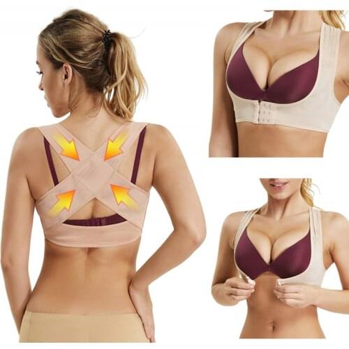 Posture Corrector Support Bra for Women Back Support Shapewear Chest Brace Up Shoulder Lumbar Correction Health Care