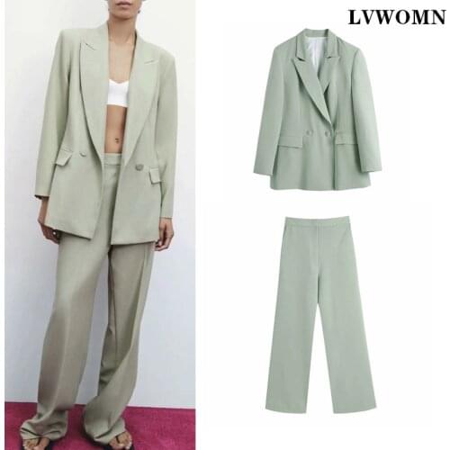 LVWOMN Women's Office Trouser Suits