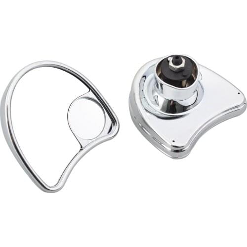 Motorcycle Chrome Batwing Fairing Mount Mirrors Blind spot mirror Side Rear View For Harley Electra Street Glide FLHX 1996-2013