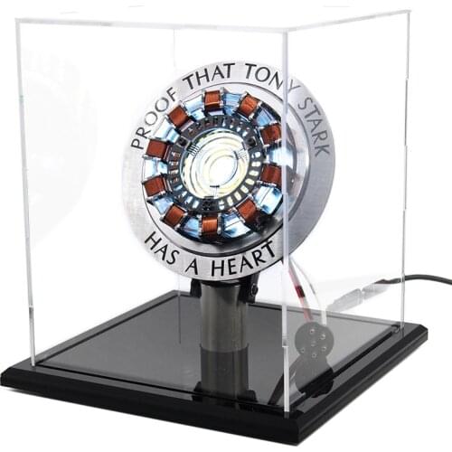 Avenger 1:1 Scale Arc Reactor Core Tony Stark Heart Model With Led Light Figure Gift DIY Need To Assemble MK1 Reactor