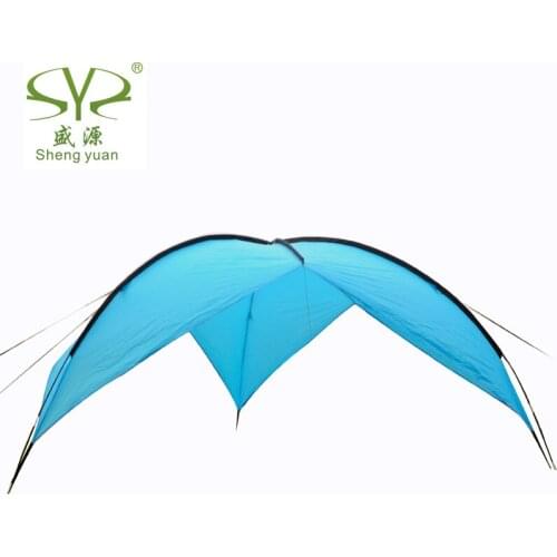Outdoor triangulation awning tent