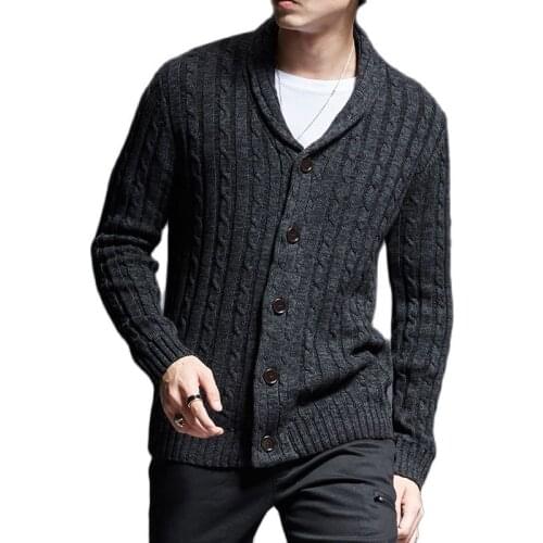 2021 New Fashion Brand Sweater Man Cardigan Thick Slim Fit Jumpers Knitwear High Quality Autumn Korean Style Casual Mens Clothes