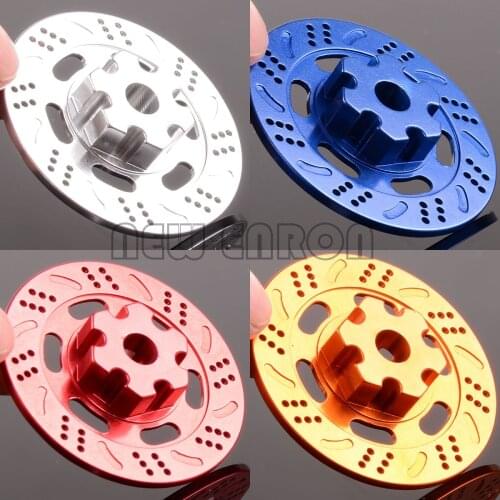 NEW ENRON #8569 Aluminum Wheel hubs Hex Disc Brake Rotors For Traxxas 1/7 Unlimited Desert Racer UDR 85076-4 85086-4 Upgrade