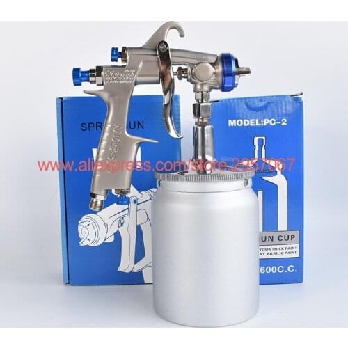 Original Spray Gun LISSON W-101 HVLP paint spray gun Gravity 1.0mm/1.3mm/1.5mm/1.8mm nozzle for Painting Car Repair Tool