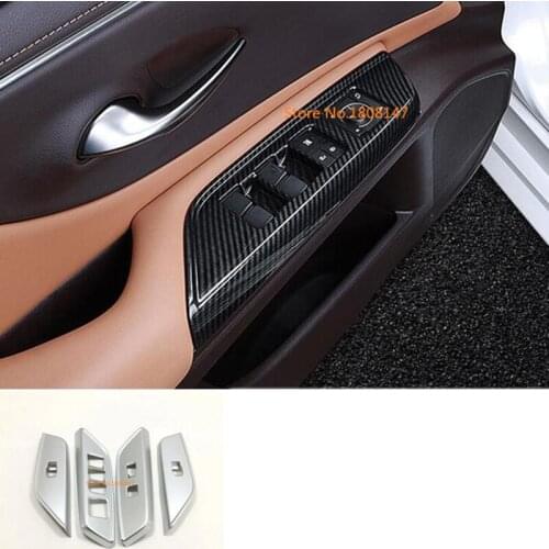 Door Window Glass Switch Button Panel Lift Armrest Handrail Trim Frame For Lexus ES ES200 ES250 ES300 ES350 2018 2019 2020 2021