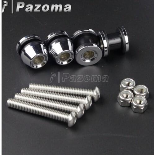 Motorbikes Detachable Sissy Bar Docking Point Nuts Hardware Mounting Kits For Harley Custom Sportster XL 883 1200 1994-2003