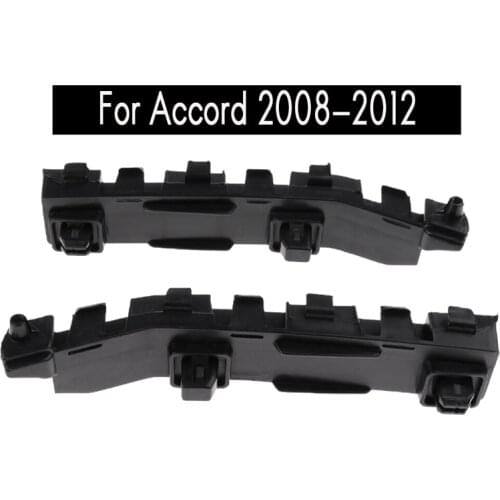 2Pcs Front Left Right Bumper Support Bracket Retainer for Honda Accord 2008-2012 Sedan 71198-TA0-A00 / 71193-TA0-A00