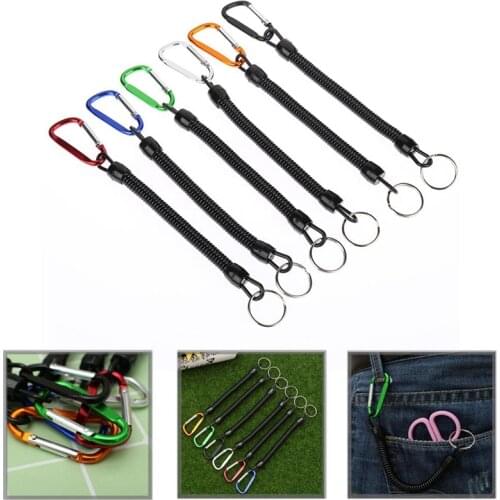 2PCS Fishing Lanyards Medium Rope Camping Secure Pliers Retaining Rope Retractable Fishing Rope Telephone Line Tool Random Color