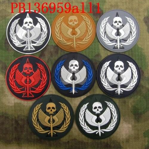 3D PVC patch 8cm Black Ops TASK FORCE 141 Rubber patch