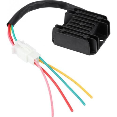 4 Wires Mptorcross Voltage Regulator Rectifier for Motorcycle Boat Motor ATV GY6 50 150cc Scooter