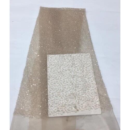 African sequined tulle lace fabric 2021 high quality lace fabric French Nigeria lace fabric embroidery clothing XX37261