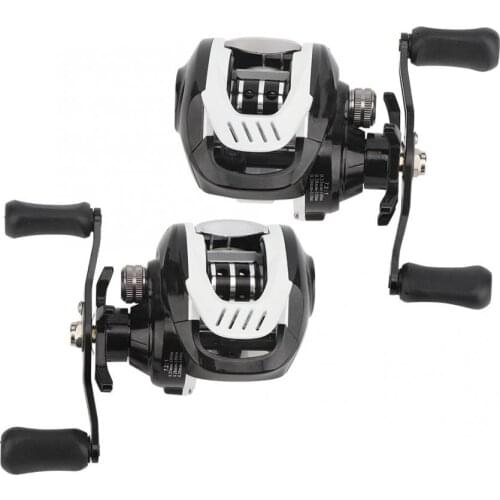 Centrifugal Magnetic Double Brake Anti-Explosive Line 18 Shaft Lure Low-Profile Reel Raft Fishing Reel