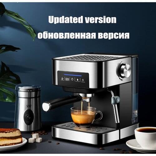 1.6L Espresso Electric Coffee Machine Express Electric Foam Coffee Maker Electric Milk Frother Kitchen Appliances 220V