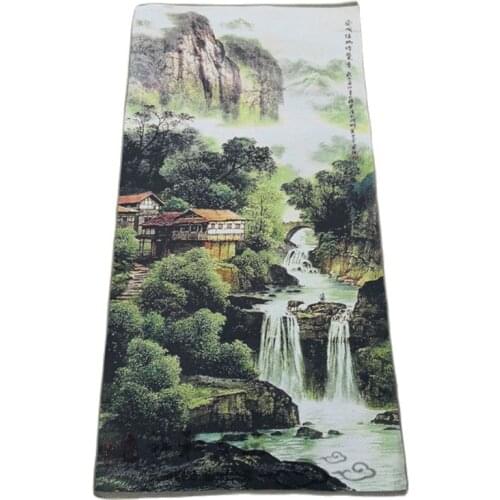 Chinese style sofa background wall decoration (Xiushan river small bridge flow) hanging picture