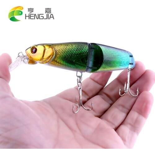 HENGJIA 1pc plastic hard baits jointed minnow fishing lures artificial wobblers crankbaits catfish swimbait pesca fishing tackle