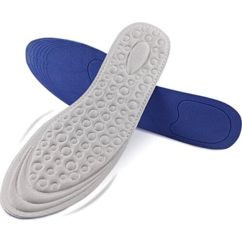 Cotton Mens Womens Insoles Are Soft Sweat-absorbent Breathable, Shock-absorbing Bump Sports Basketball Running Sports Insoles