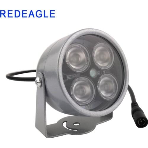 Infrared 850nm Outdoor Waterproof CCTV Fill Light 4 Array Led Dome illuminator For CCTV security Camera Night Vision