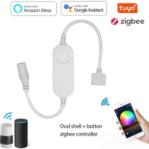 Wifi Mini RGB Controller DC 5-24V Mini Controller Light Strip Controller For RGB RGBW LED Strip Need Tuya Smart Zigbee Gateway
