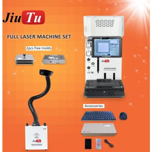 LCD Fiber Laser Cutting Machine For iPhone 12 11Pro Max X 8 8 Plus XS XR Cracked Back Cover Separator No Need Mold