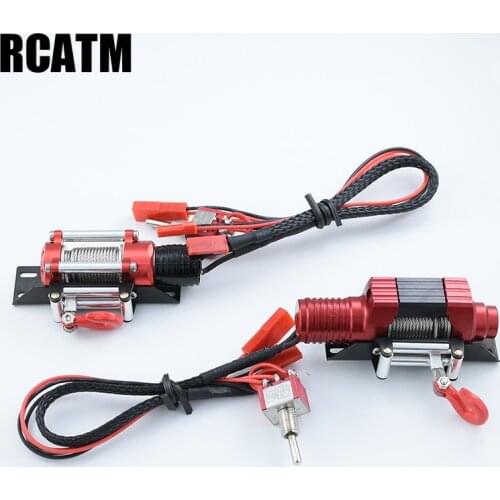 Metal Winch Tow Hook For 1/10 RC Crawler Car Traxxas TRX4 TRX6 G63 SCX10 III AX103007 RC4WD D90 D110