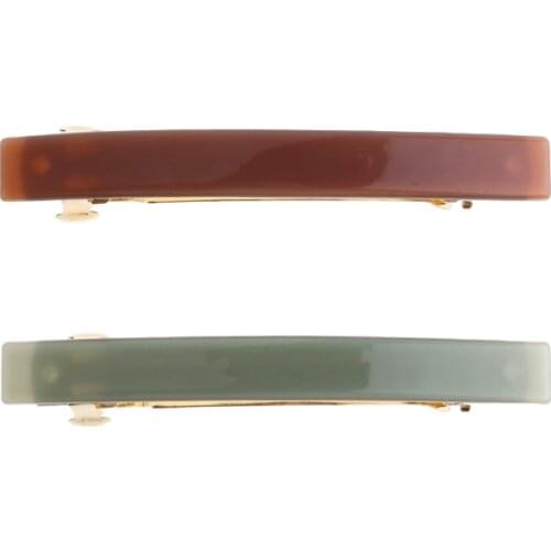 Mi Dairy Brand Ins girls simple hairpin Gentle temperament half tie spring ponytail clips