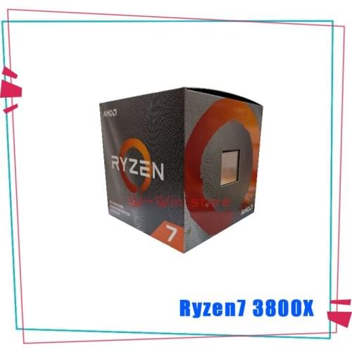 New AMD Ryzen 7 3800X R7 3800X 3.9 GHz Eight-Core Sixteen-Thread CPU Processor 7NM L3=32M 100-000000025 Socket AM4 With Fan