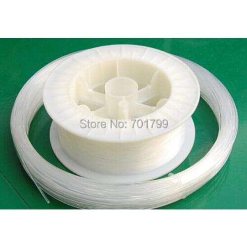 1.0mm diameter/1500m/roll PMMA fiber optic cable end glow for decoration lighting