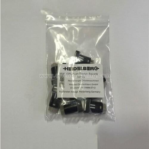 81.186.3855/02 10Pcs Original New Heidelberg CPC Push Button Square Machine Parts