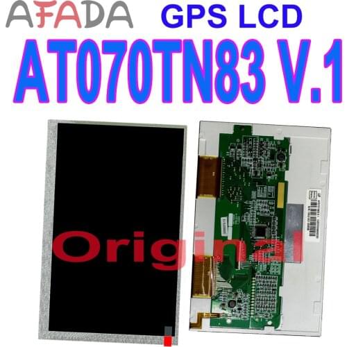 Original 7" inch LCD Display TFT INNOLUX AT070TN83 V.1 For Car GPS AT070TN83-v1.0 40 Pin LCD Screen Panel Module Controller