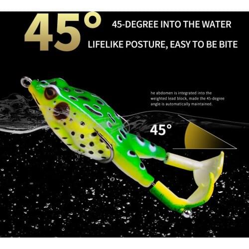 10g-37g 1PCS Minnow Fishing Lure Double Propeller Frog Soft Bait Silicone90mm/13g Artificial Crankbait Wobbler Jig Trolling Soft