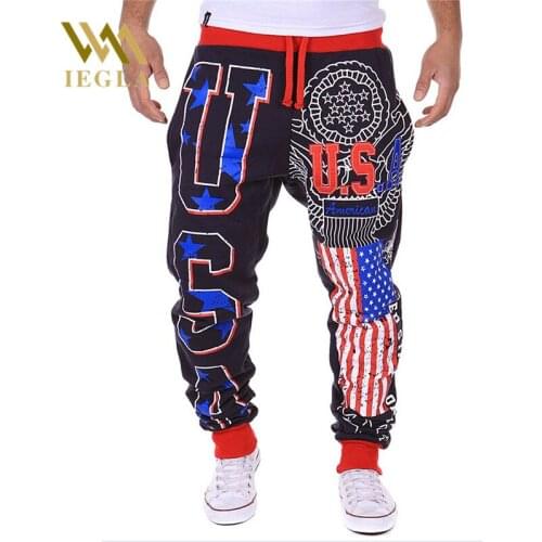 Pants Hots Joggers Casual Hip Hop Sweatpants Trouser Loose Star Printing Male Trousers Hiphop Street Dance Harem Pants Men