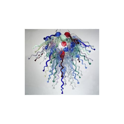 Modern Italian Dale Style Custom Made CE/UL Certificate Art Deco Colorful Hand Blown Murano Glass Chandelier