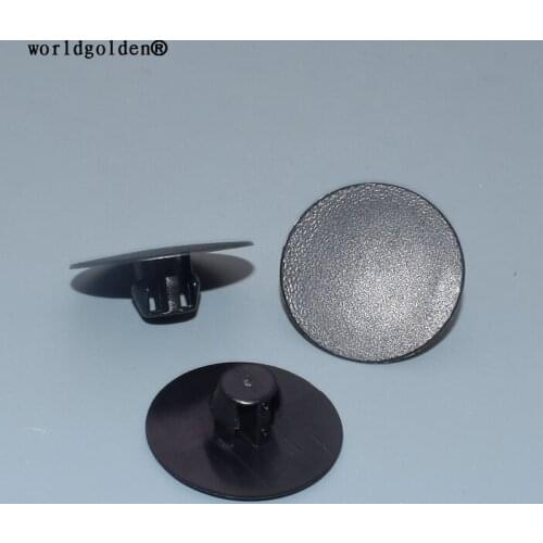 Worldgolden 100pcs auto plastic fasteners Hood Insulation Retainer for Mitsubishi#MU481187