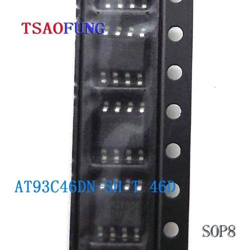 5Pieces AT93C46DN-SH-T AT93C46DN 46D SOP8 Integrated Circuits Electronic Components