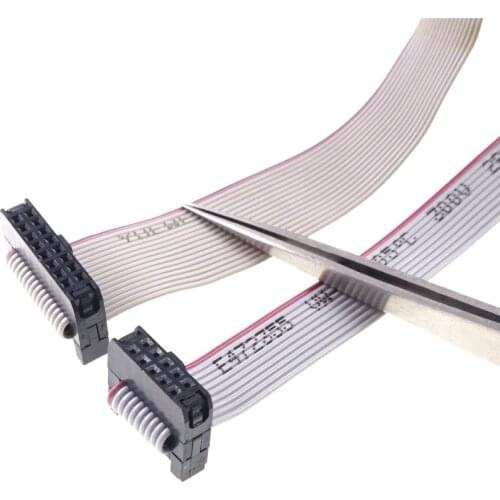 5 Pcs 2.0 MM IDC Socket Extension Cable 6 8 10 12 14 16 18 20 24 30 34 40 44 50 60 Pin 30 CM ISP JTAG DAP AVR UL2651 1.0MM Pitch