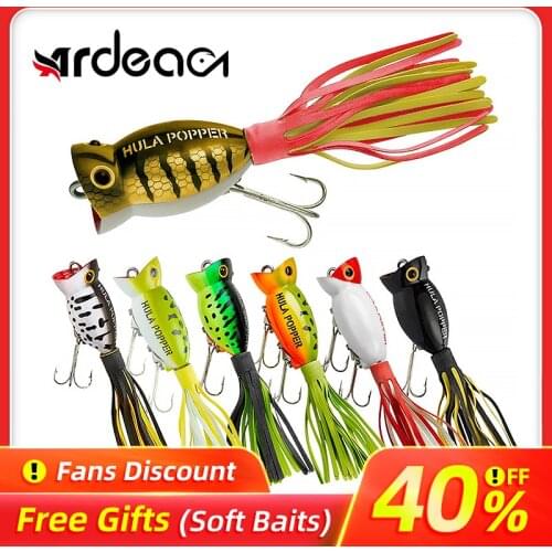 Ardea Popper Hard Lure 11g 50mm Wobblers Vibrations Water Surface Palpus Artificial Saltwater Bait Swimbait