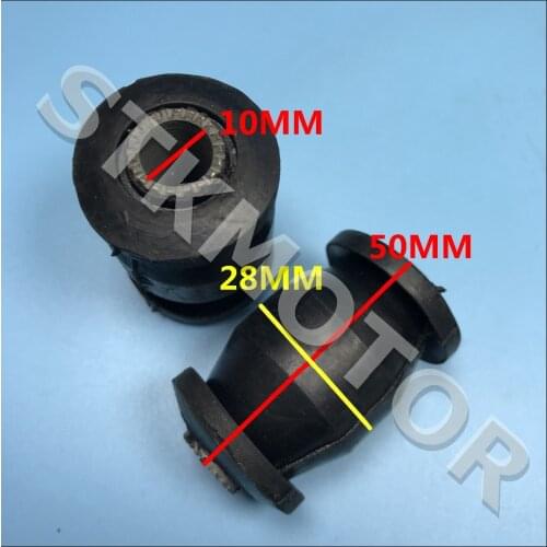 Free Shipping 2pcs JIANSHE JS250 250CC 400CC ATV Rocker Bushing rubber sleeve damper shock damping sleeve M10 250cc 400cc Parts