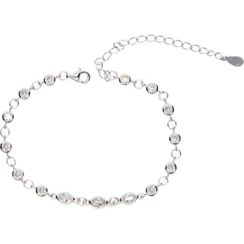 Fashion yellow gold color plated cz paved evil eye with cz station bracelet in 925 sterling silver bracelet match choker gift