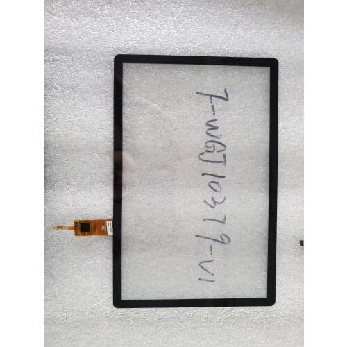 Black touch screen P/N F-WGJ10379-V1 Capacitive touch screen panel repair replacement parts free shipping