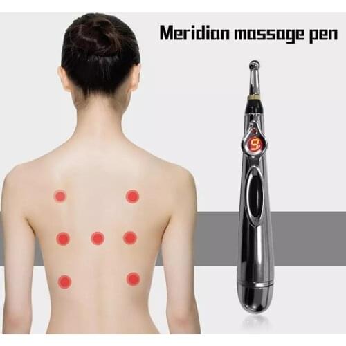 Electronic Acupuncture Pen Electric Meridians Laser Therapy Heal Massage Pen