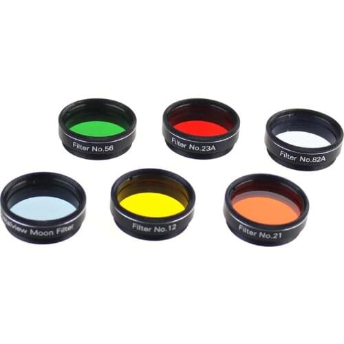 1.25" Astro Filters for Astronomical Telescopes Ocular Lens Planets Nebula Filter SkyGlow 6 Models