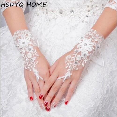HSDYQ HOME Fingerless Bridal Gloves