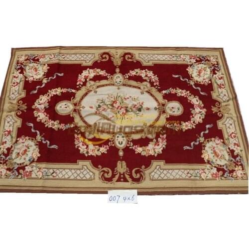 Needle-point Carpets Are Good Home Decor For Handmade Wool Needle-point Carpet From China Sofa Floor Use Natural Sheep Wool