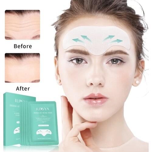 Ilisya Forehead Anti-Wrinkle Patches Frown Lines Removal Skin Care Stickers Moisturizing Pad-10 PCs (Upgraded)