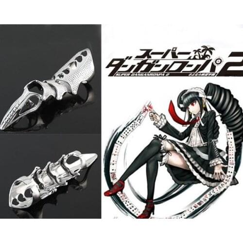 Unisex Anime Danganronpa V3: Killing Harmony Celestia Ludenberg Cosplay Costume Punk Rings Finger Rings Cosplay Prop Gift