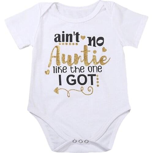 Newborn Baby Girls Boys Short Sleeves Romper Cotton Jumpsuit Clothes Outfits